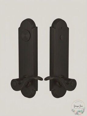 Emtek 5368-US10B Oil Rubbed Bronze Annapolis 2-Point Dummy Lockset